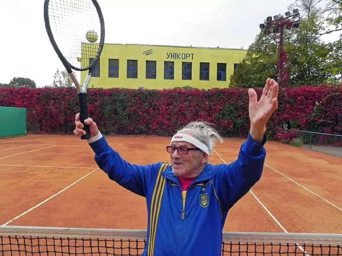 97-річний український тенісист потрапив до Книги рекордів Гіннеса