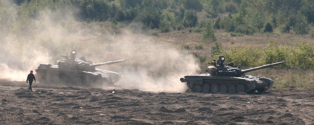 Бій 4х4: на Рівненському полігоні змагаються українські танкісти