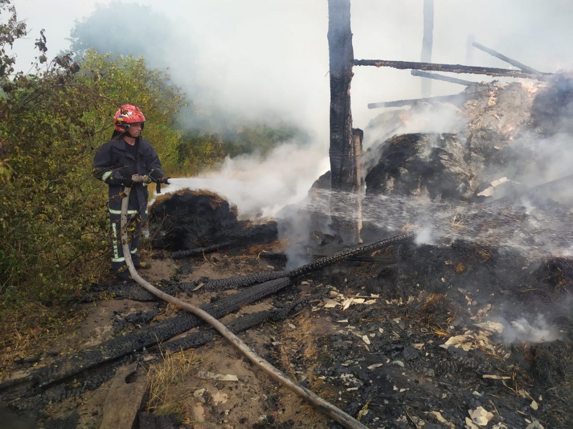 Дубровицькі рятувальники ліквідували дві пожежі у приватних господарствах