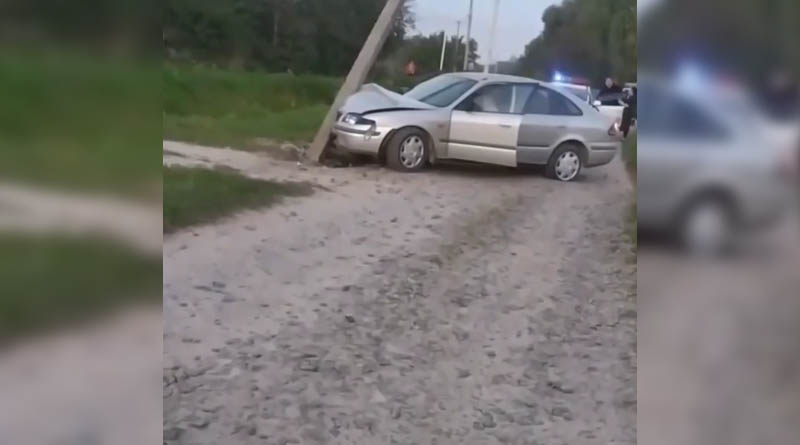 На Рівненщині чоловік в`їхав у електропору та залишив село без світла ( ВІДЕО)