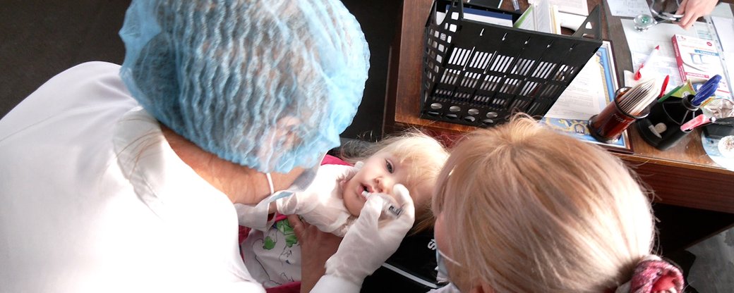 На Рівненщині додатково щеплюють дітей від поліомієліту