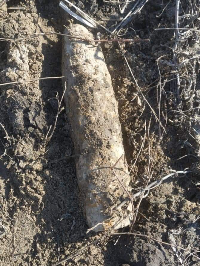 На Сарненщині знайшли мінометну міну та артилерійський снаряд 