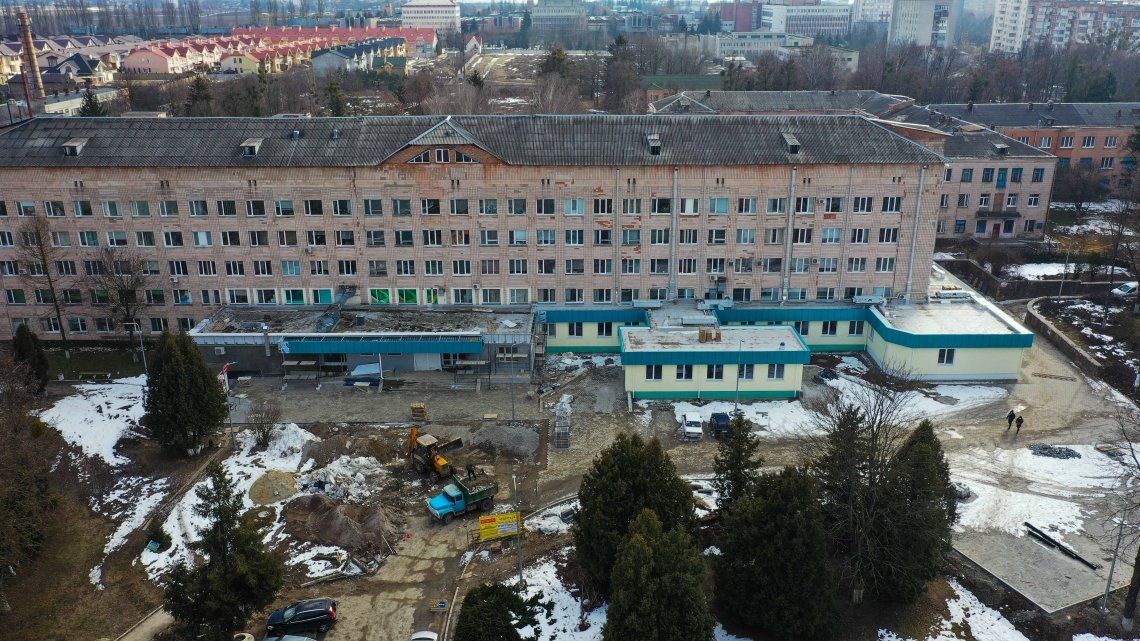 Приймальне відділення Рівненської обласної лікарні готове до встановлення медобладнання