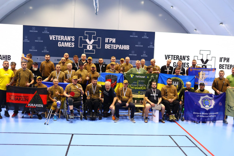 Шість медалей у команди Рівненщини на Іграх Ветеранів-2025