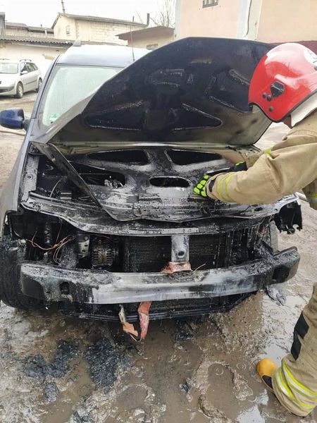 У Дубно під час руху загорівся автомобіль