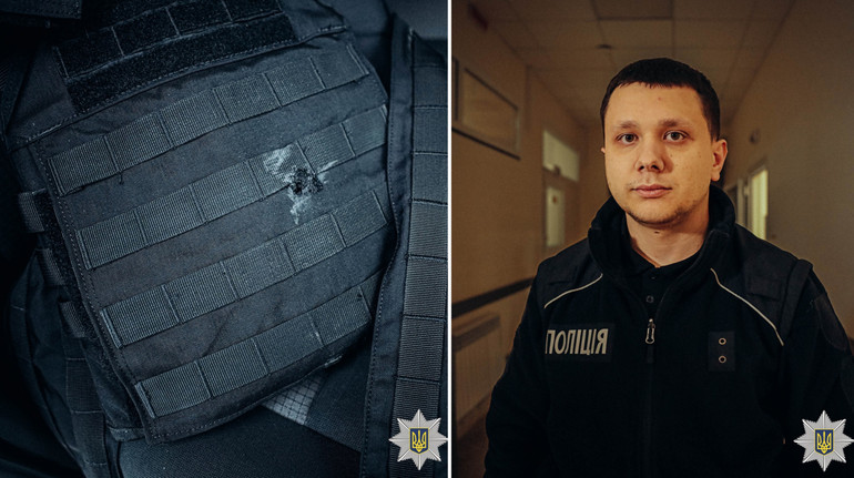 У Луцьку поранили по ліцейського, який прикрив собою дитину