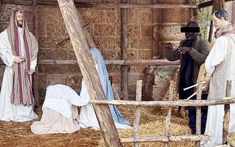  В Італії злочинець намагався сховатися у вертепі