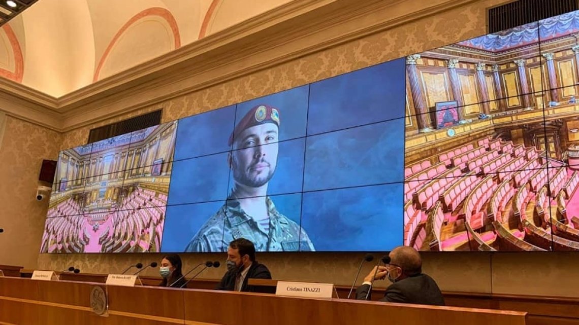 В Парламенті Італії показали документальний фільм про долю гвардійця Віталія Марківа та загибель журналіста Роккеллі