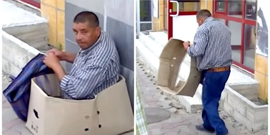 Чернівецька поліція зуміла «зцілити» чоловіка, який просив у перехожих милостиню (ВІДЕО)