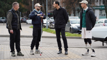 Безбар’єрний маршрут у Рівному тестують ветерани