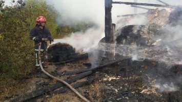 Дубровицькі рятувальники ліквідували дві пожежі у приватних господарствах