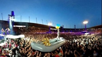 Легендарні Rammstein підтримали Україну: на концерті розгорнули синьо-жовтий прапор