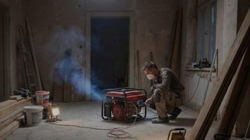 Отруївся чадним газом через використання генератора в приміщенні