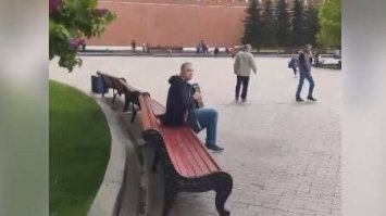 Пісня «Ой, у лузі червона калина» зазвучала під стінами Кремля (відео)