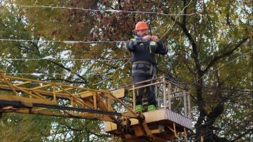 Ремонт зовнішнього освітлення на вулиці біля Усті - завершено