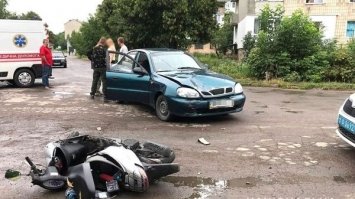 У Дубні ДТП: травмувалися двоє неповнолітніх на скутері