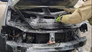 У Дубно під час руху загорівся автомобіль