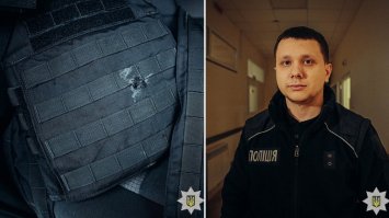 У Луцьку поранили по ліцейського, який прикрив собою дитину