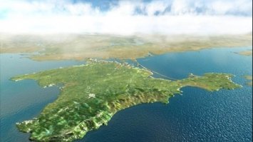 Український державний телеканал показав карту з «російським» Кримом
