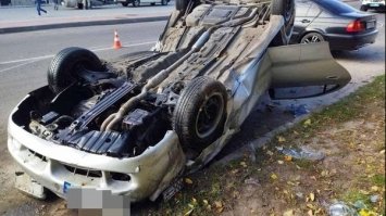 Відомі деталі ДТП із перевернутим автомобілем у Дубні