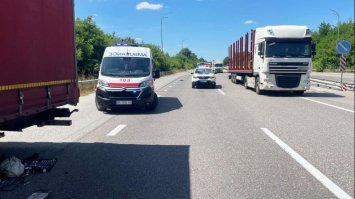 Збив на узбіччі: водій вантажівки ремонтував авто