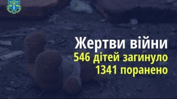 Жертви війни: росіяни  вбили 546 та поранили 1341 дитину 